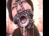 Slut got face fucked and filled her mouth with cum